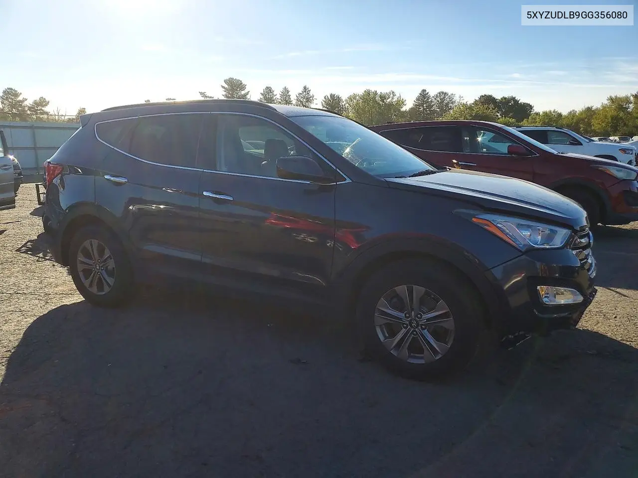 2016 HYUNDAI SANTA FE VIN 5XYZUDLB9GG356080 — фото 4