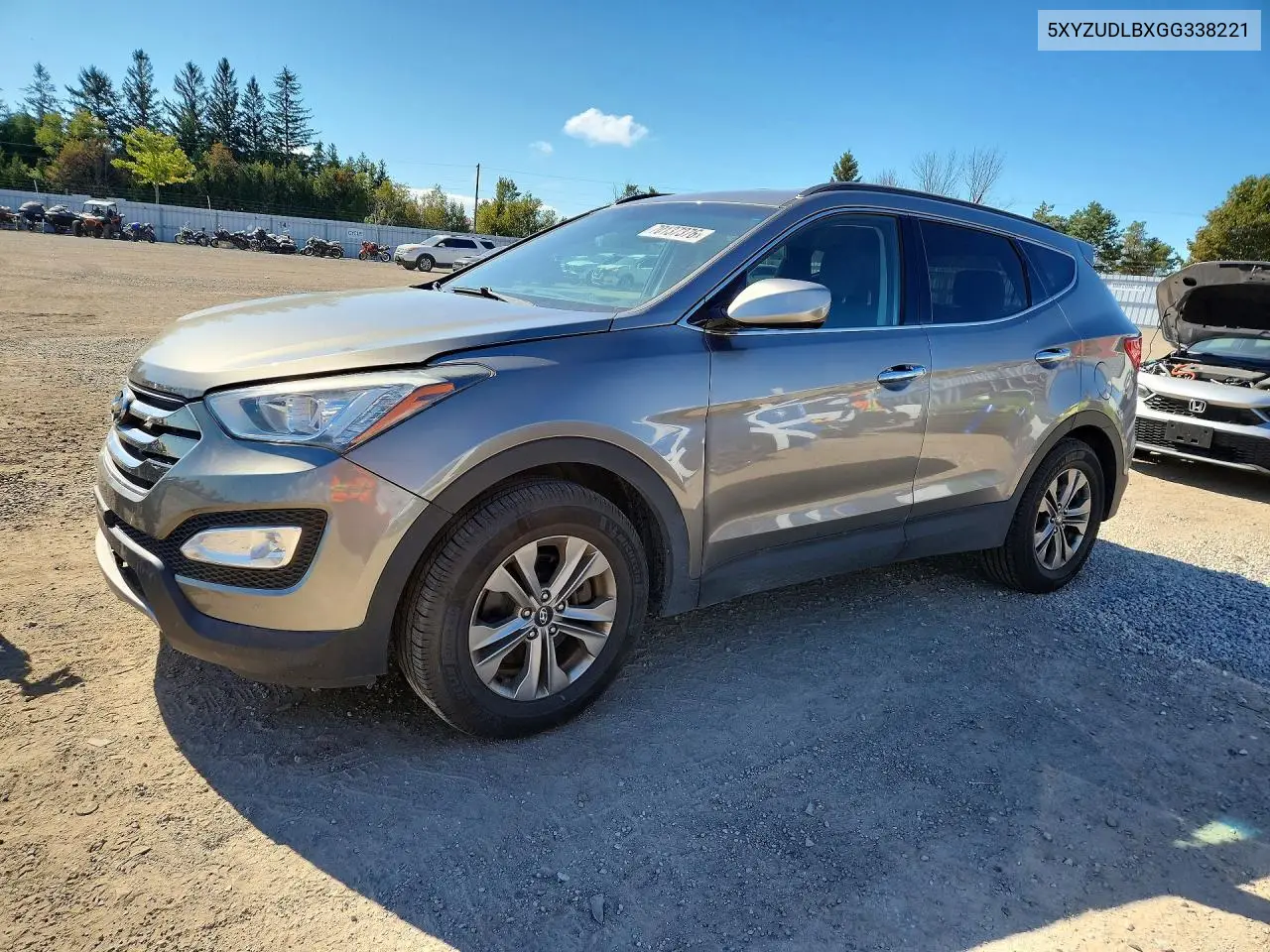 HYUNDAI SANTA FE 2016, VIN 5XYZUDLBXGG338221