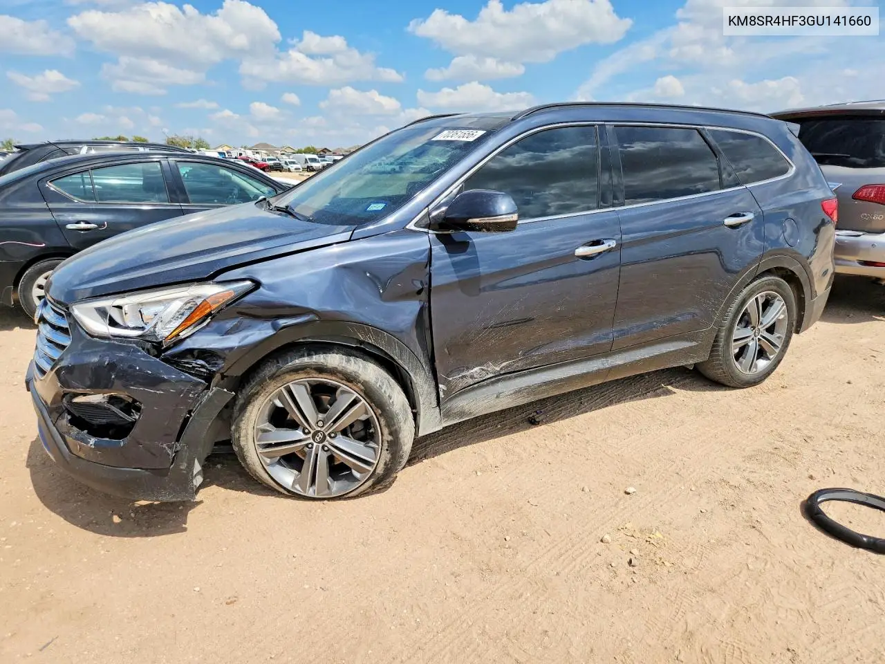HYUNDAI SANTA FE 2016, VIN KM8SR4HF3GU141660