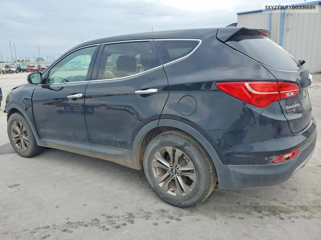 2016 HYUNDAI SANTA FE VIN 5XYZT3LBXGG336689 — фото 2