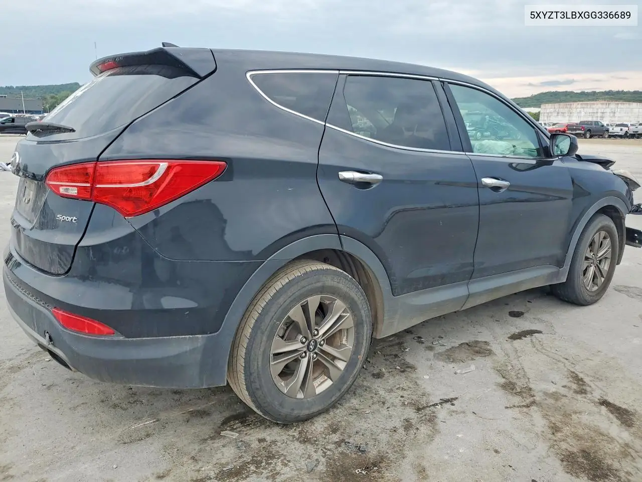 2016 HYUNDAI SANTA FE VIN 5XYZT3LBXGG336689 — фото 3