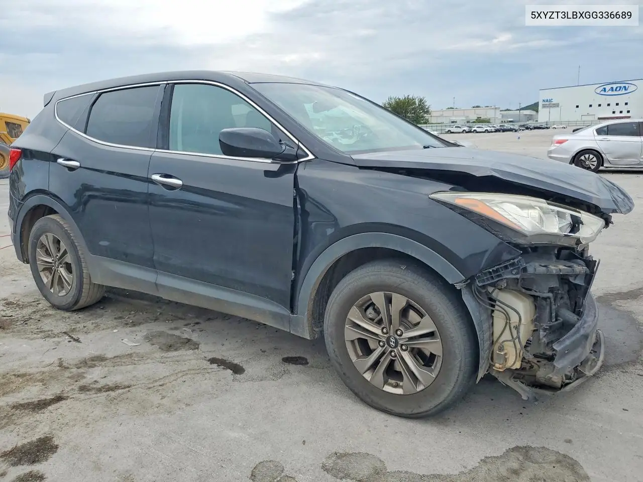 2016 HYUNDAI SANTA FE VIN 5XYZT3LBXGG336689 — фото 4
