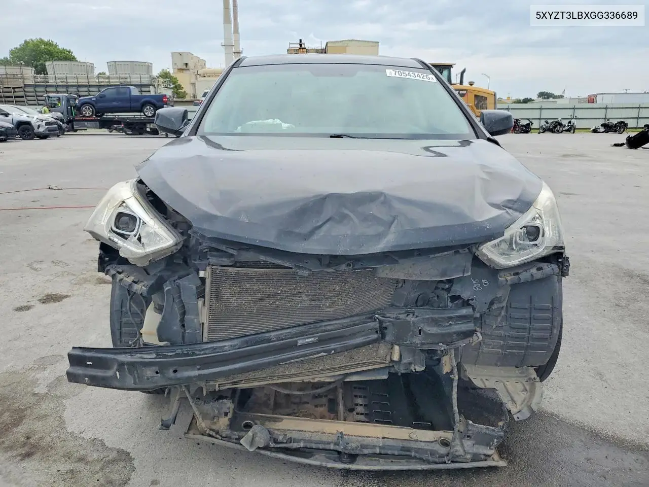 2016 HYUNDAI SANTA FE VIN 5XYZT3LBXGG336689 — фото 5