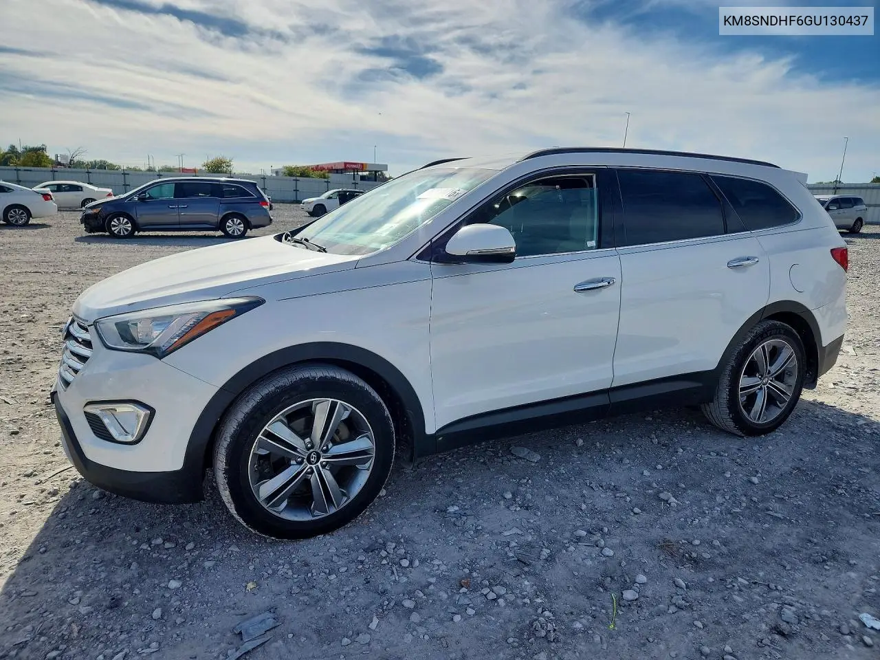 HYUNDAI SANTA FE 2016, VIN KM8SNDHF6GU130437