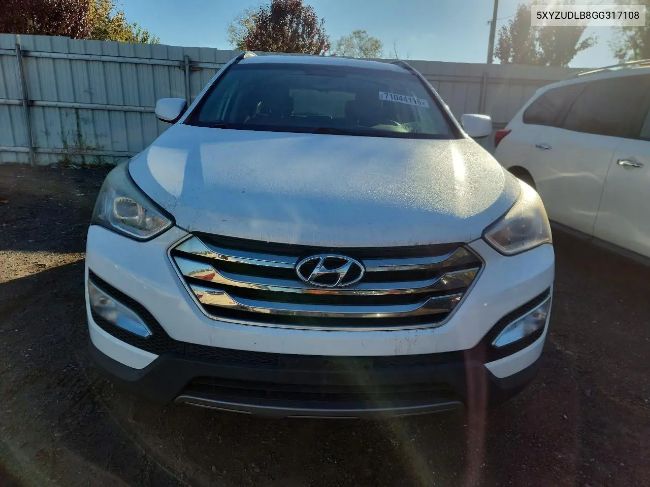 2016 HYUNDAI SANTA FE VIN 5XYZUDLB8GG317108 — фото 5
