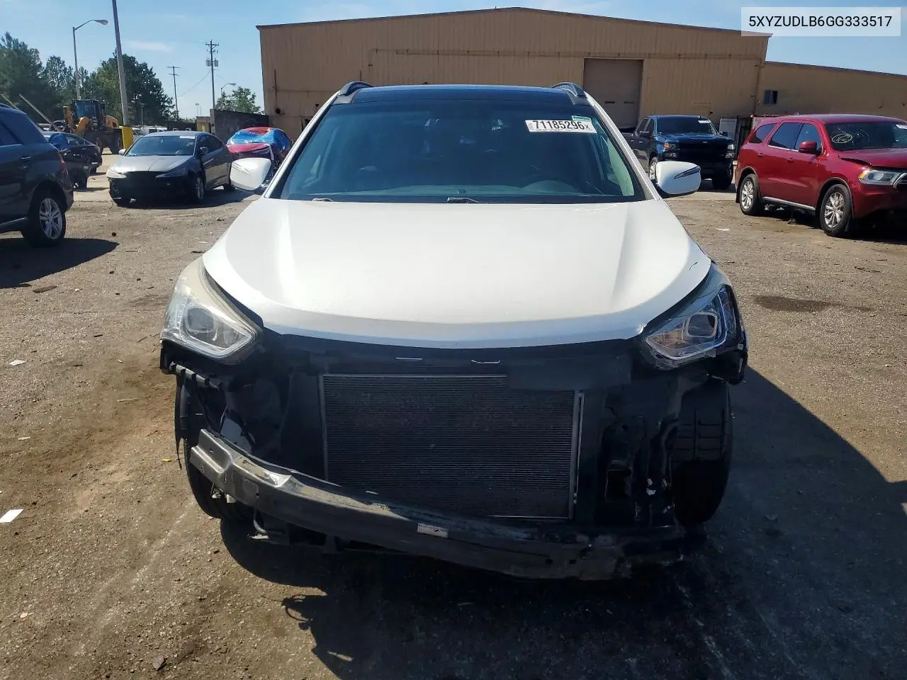 2016 HYUNDAI SANTA FE VIN 5XYZUDLB6GG333517 — фото 5