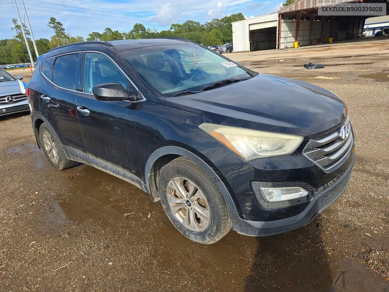 2016 HYUNDAI SANTA FE VIN 5XYZU3LB9GG335028 — фото 4