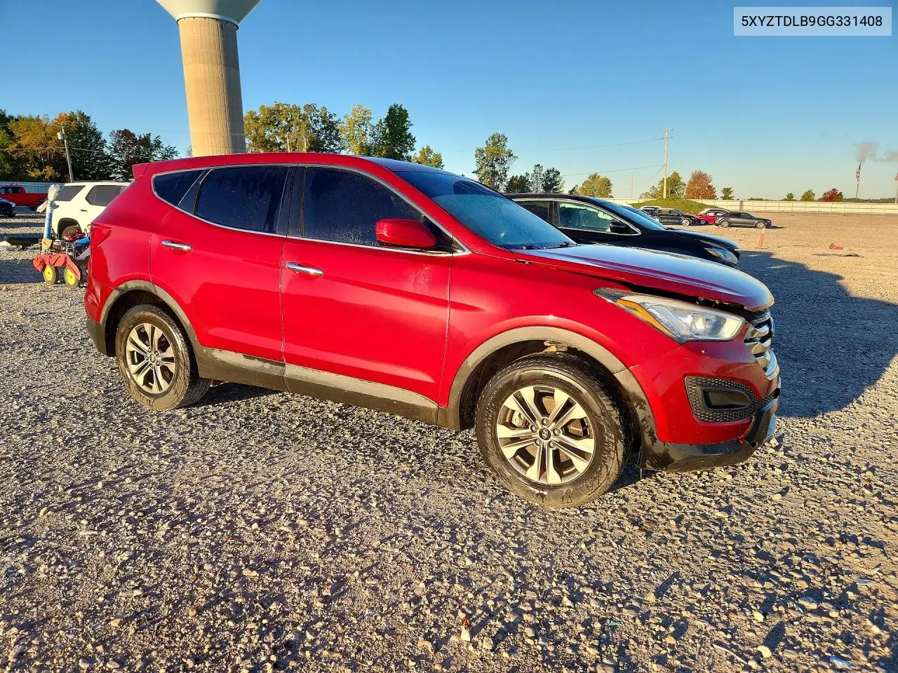 2016 HYUNDAI SANTA FE VIN 5XYZTDLB9GG331408 — фото 4