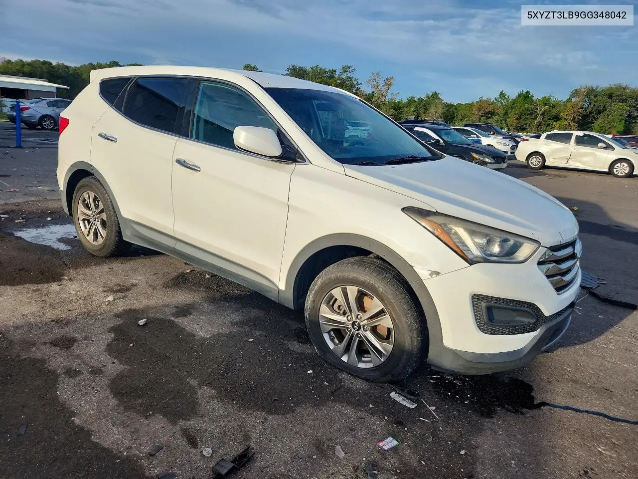 2016 HYUNDAI SANTA FE VIN 5XYZT3LB9GG348042 — фото 4