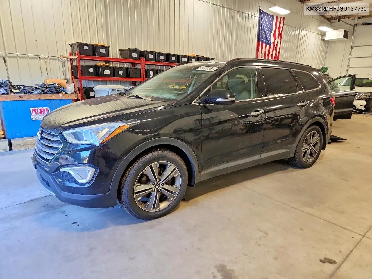 HYUNDAI SANTA FE 2016, VIN KM8SRDHF0GU137730