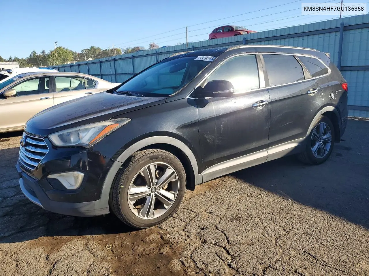 HYUNDAI SANTA FE 2016, VIN KM8SN4HF7GU136358