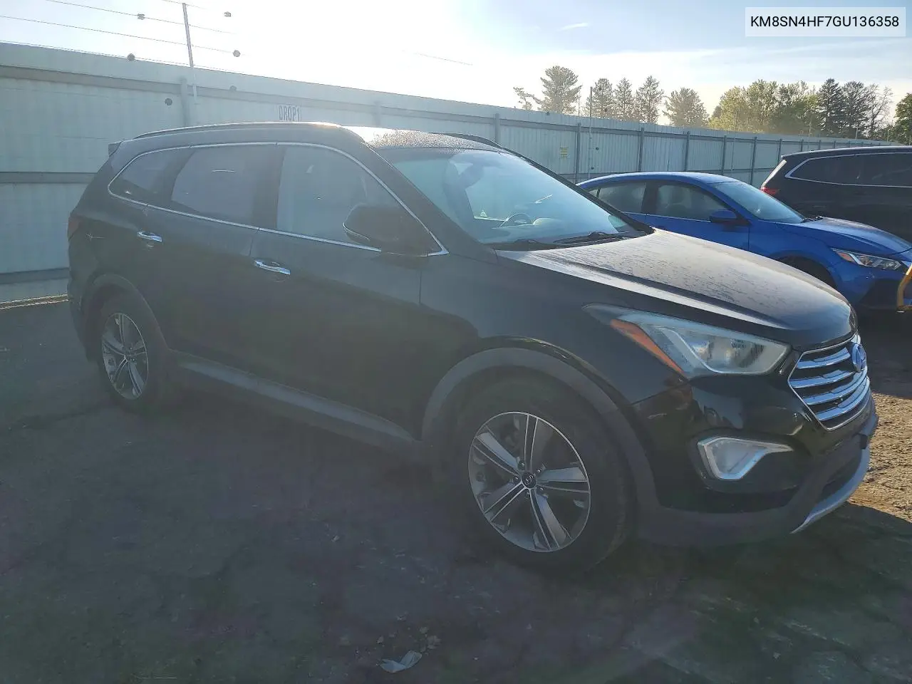 2016 HYUNDAI SANTA FE VIN KM8SN4HF7GU136358 — фото 4