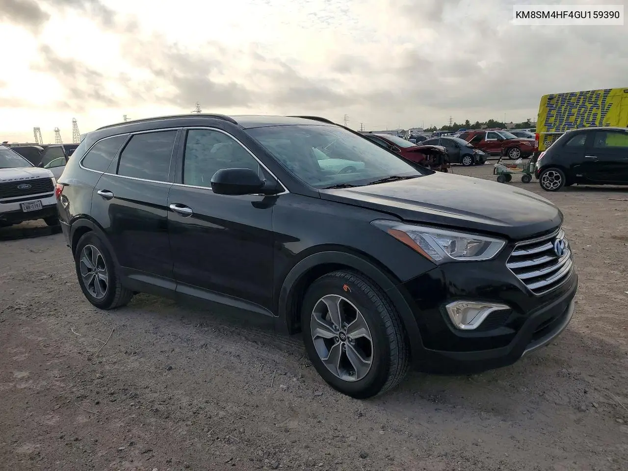 2016 HYUNDAI SANTA FE VIN KM8SM4HF4GU159390 — фото 4