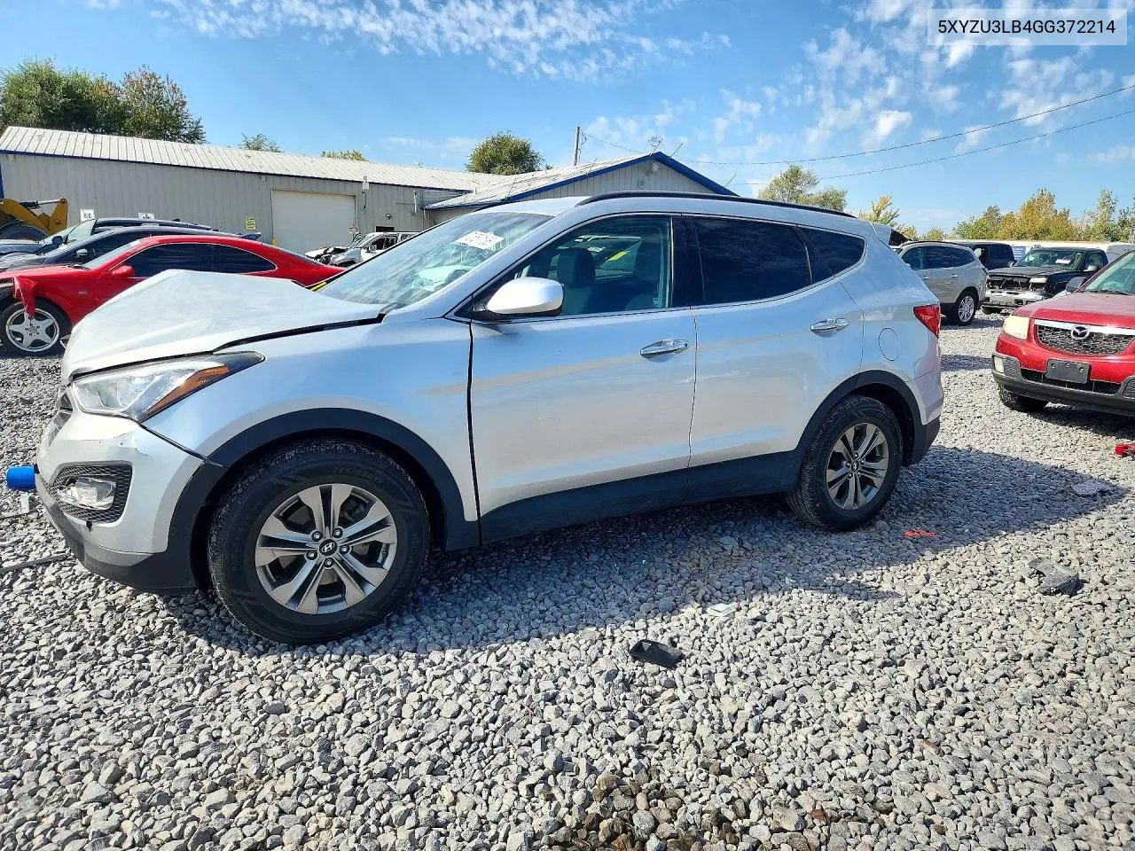 HYUNDAI SANTA FE 2016, VIN 5XYZU3LB4GG372214