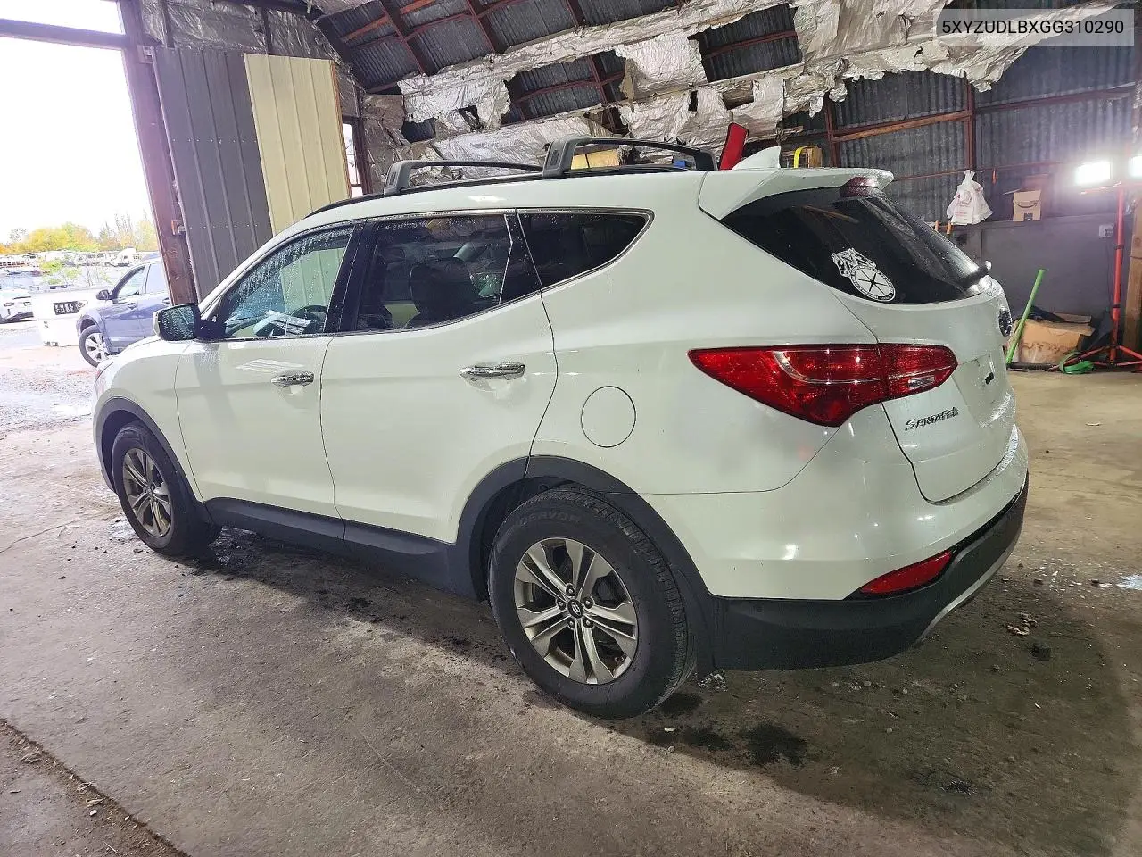 2016 HYUNDAI SANTA FE VIN 5XYZUDLBXGG310290 — фото 2