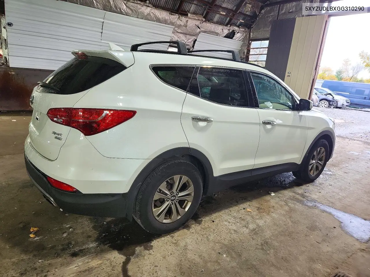 2016 HYUNDAI SANTA FE VIN 5XYZUDLBXGG310290 — фото 3