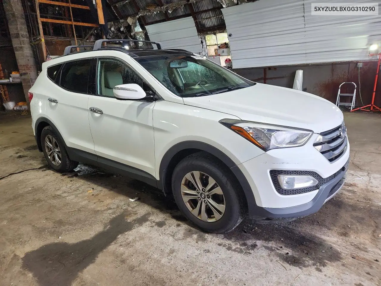 2016 HYUNDAI SANTA FE VIN 5XYZUDLBXGG310290 — фото 4