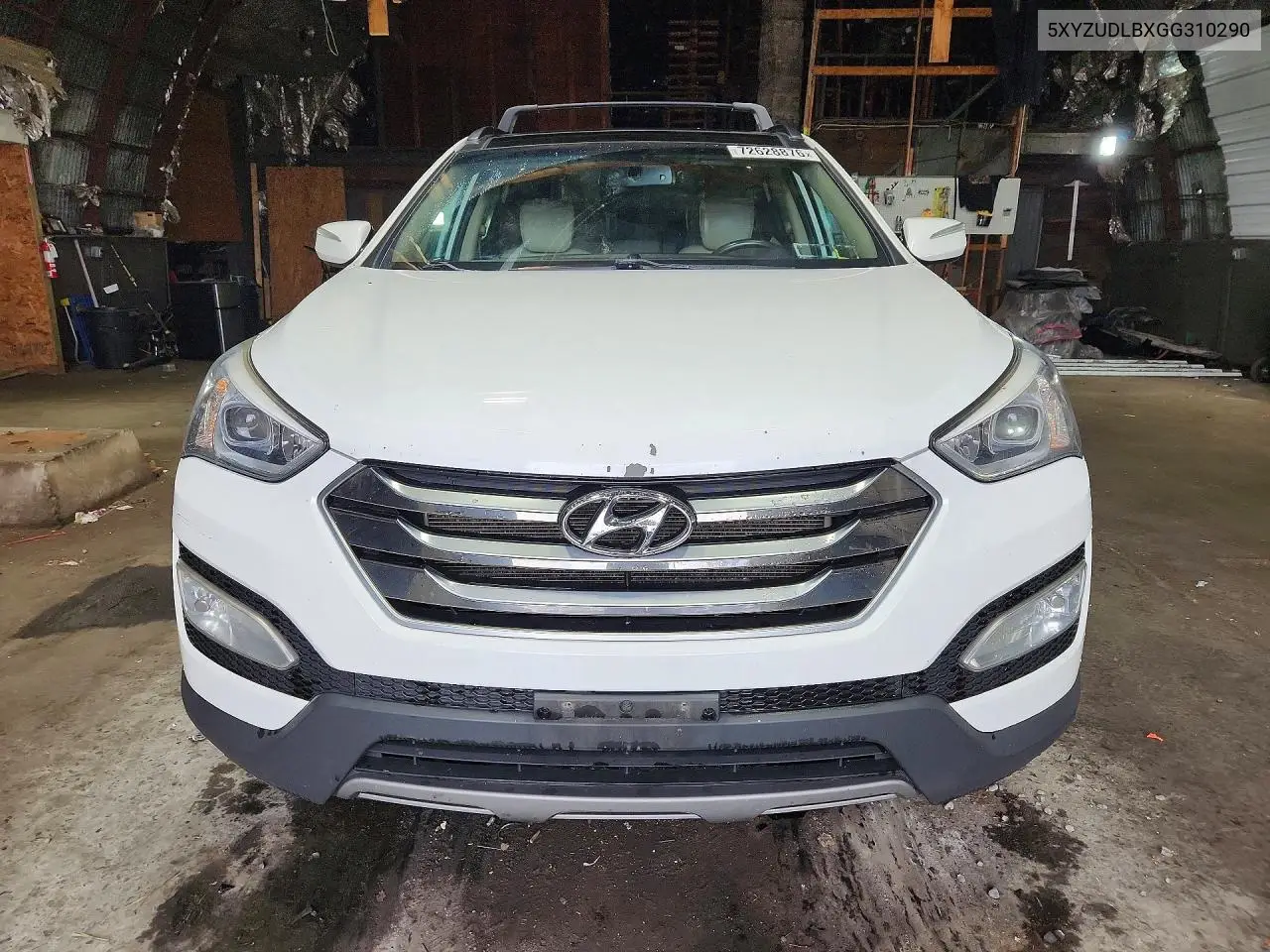 2016 HYUNDAI SANTA FE VIN 5XYZUDLBXGG310290 — фото 5
