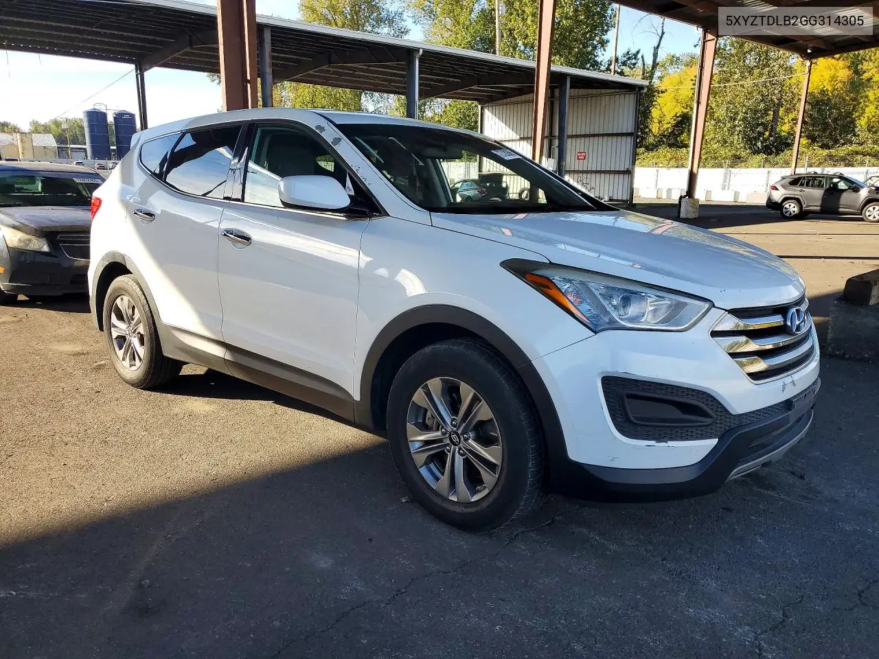 2016 HYUNDAI SANTA FE VIN 5XYZTDLB2GG314305 — фото 4