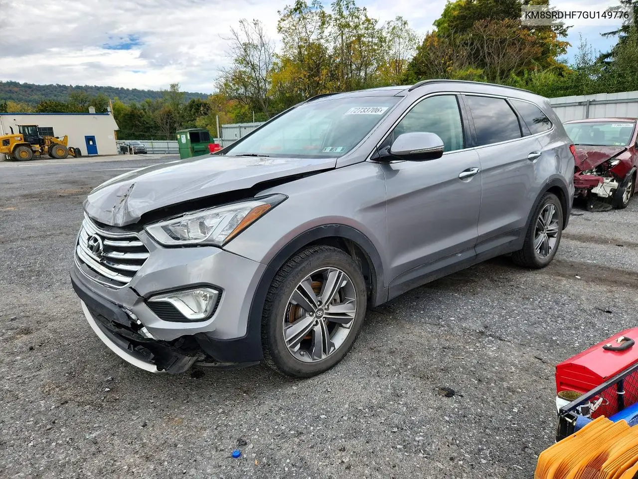 HYUNDAI SANTA FE 2016, VIN KM8SRDHF7GU149776