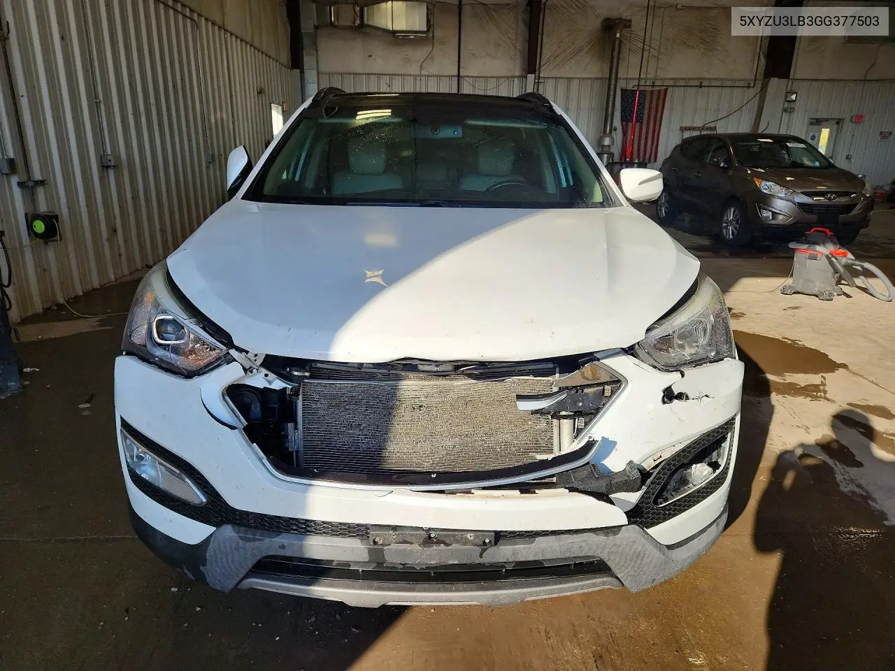 2016 HYUNDAI SANTA FE VIN 5XYZU3LB3GG377503 — фото 5