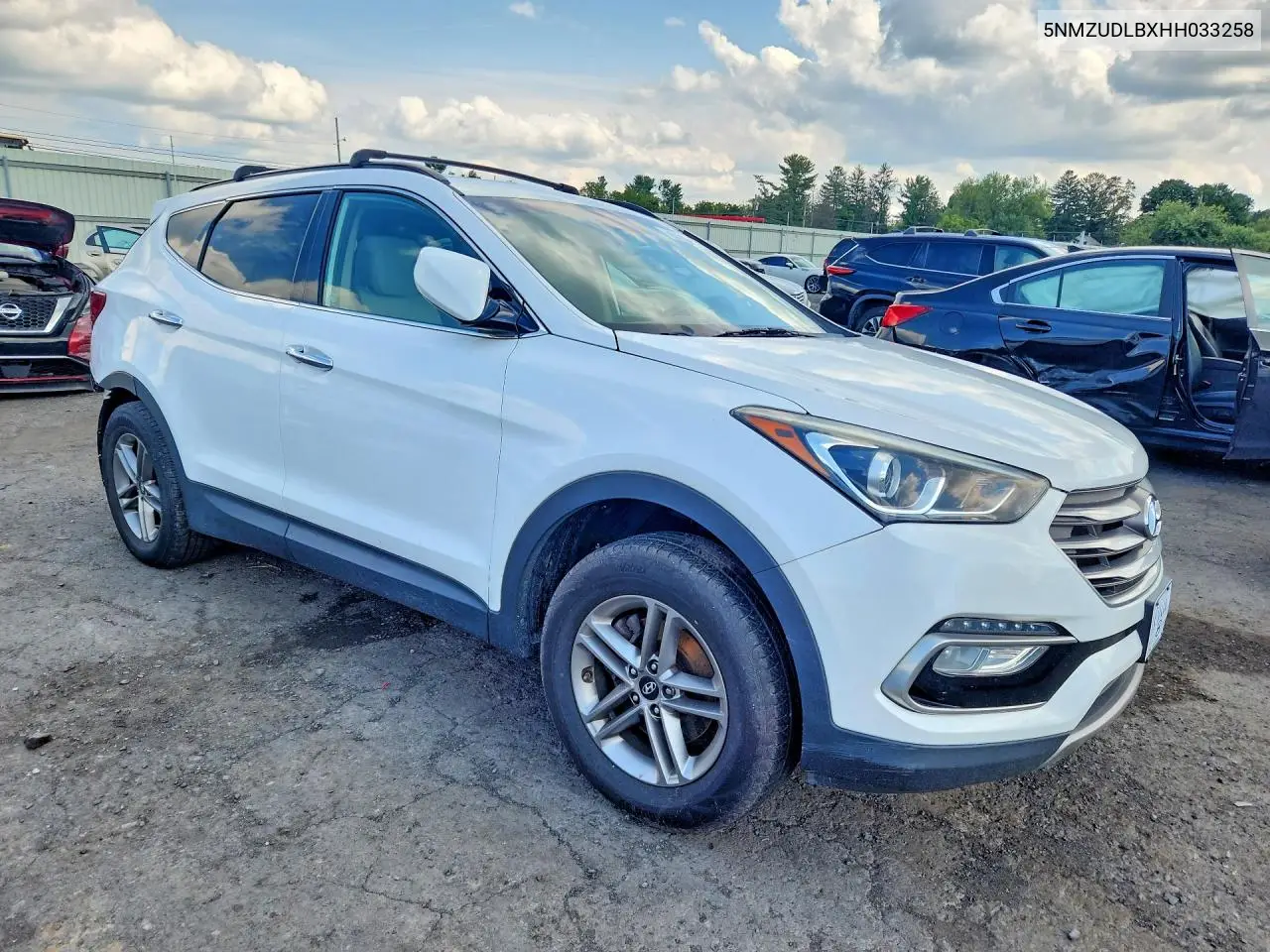 2017 HYUNDAI SANTA FE VIN 5NMZUDLBXHH033258 — фото 4