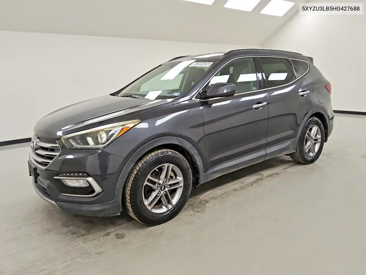 HYUNDAI SANTA FE 2017, VIN 5XYZU3LB5HG427688