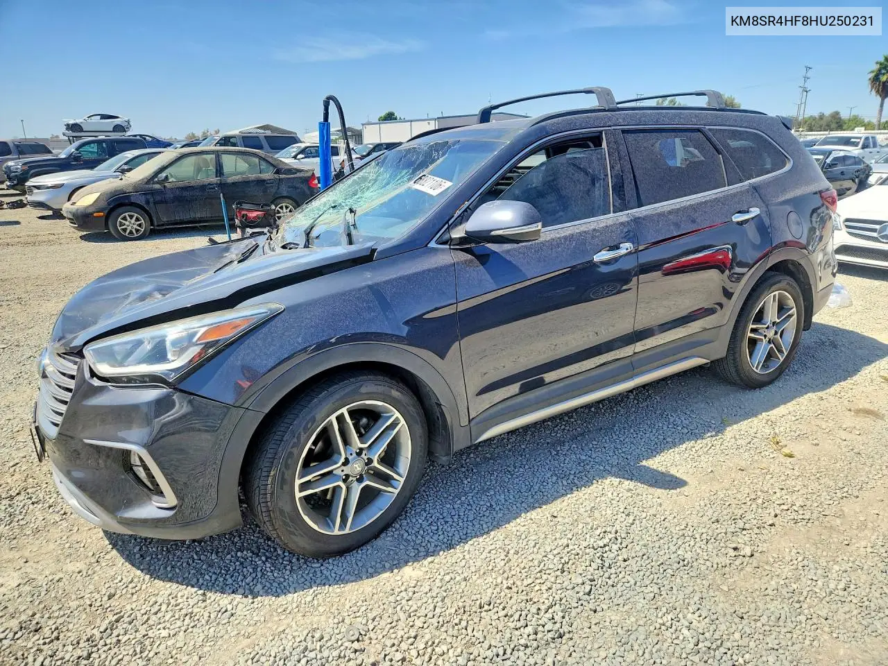 HYUNDAI SANTA FE 2017, VIN KM8SR4HF8HU250231