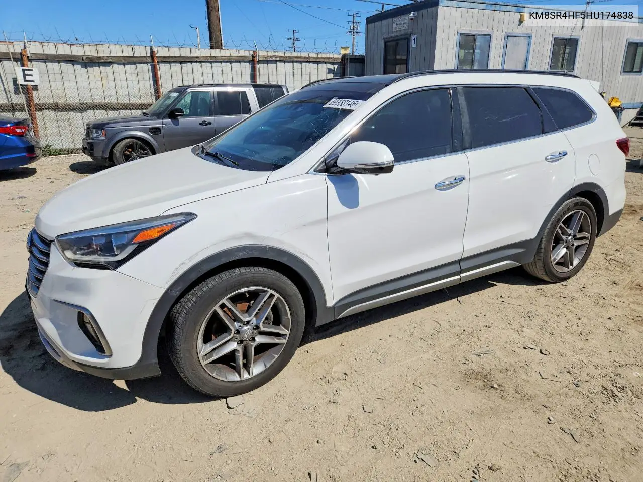 HYUNDAI SANTA FE 2017, VIN KM8SR4HF5HU174838