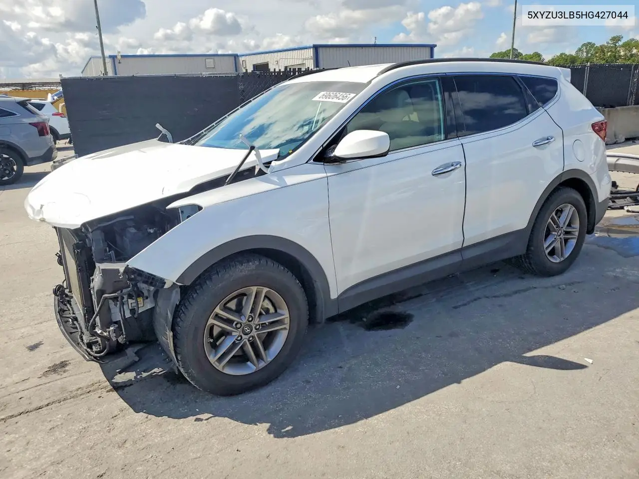 HYUNDAI SANTA FE 2017, VIN 5XYZU3LB5HG427044