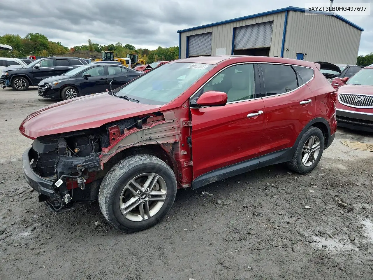 HYUNDAI SANTA FE 2017, VIN 5XYZT3LB0HG497697