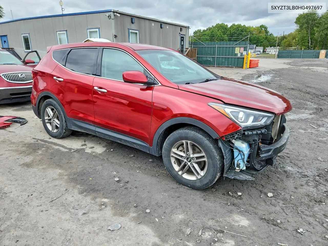 2017 HYUNDAI SANTA FE VIN 5XYZT3LB0HG497697 — фото 4