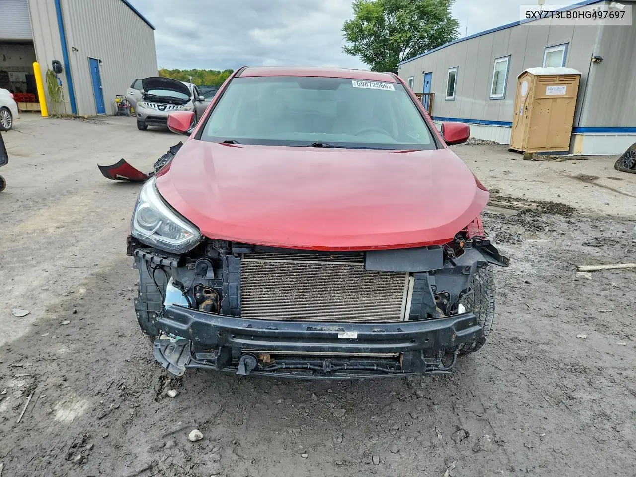 2017 HYUNDAI SANTA FE VIN 5XYZT3LB0HG497697 — фото 5