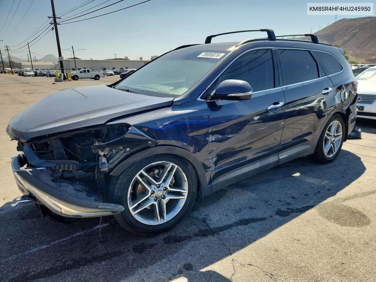 HYUNDAI SANTA FE 2017, VIN KM8SR4HF4HU245950