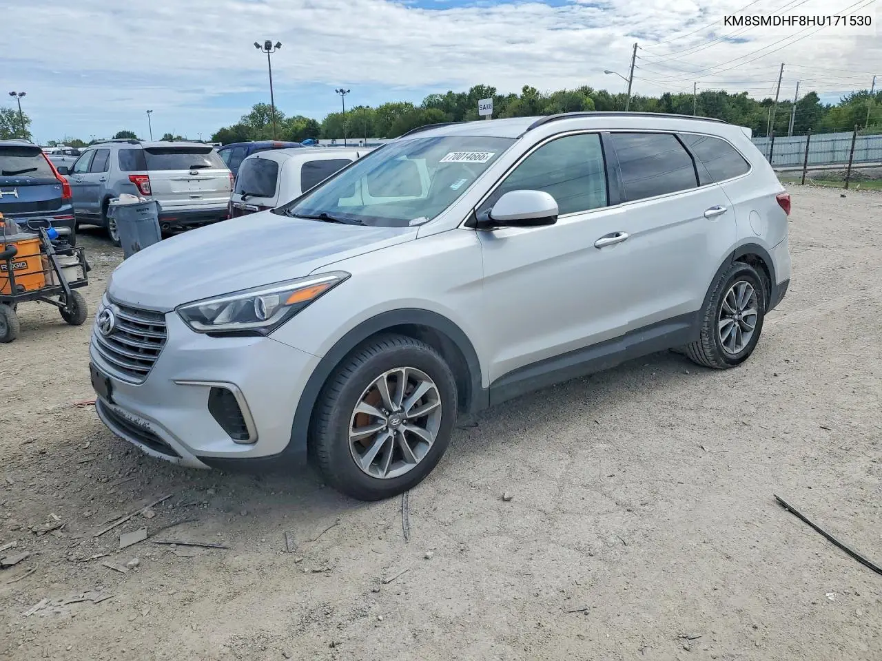 HYUNDAI SANTA FE 2017, VIN KM8SMDHF8HU171530