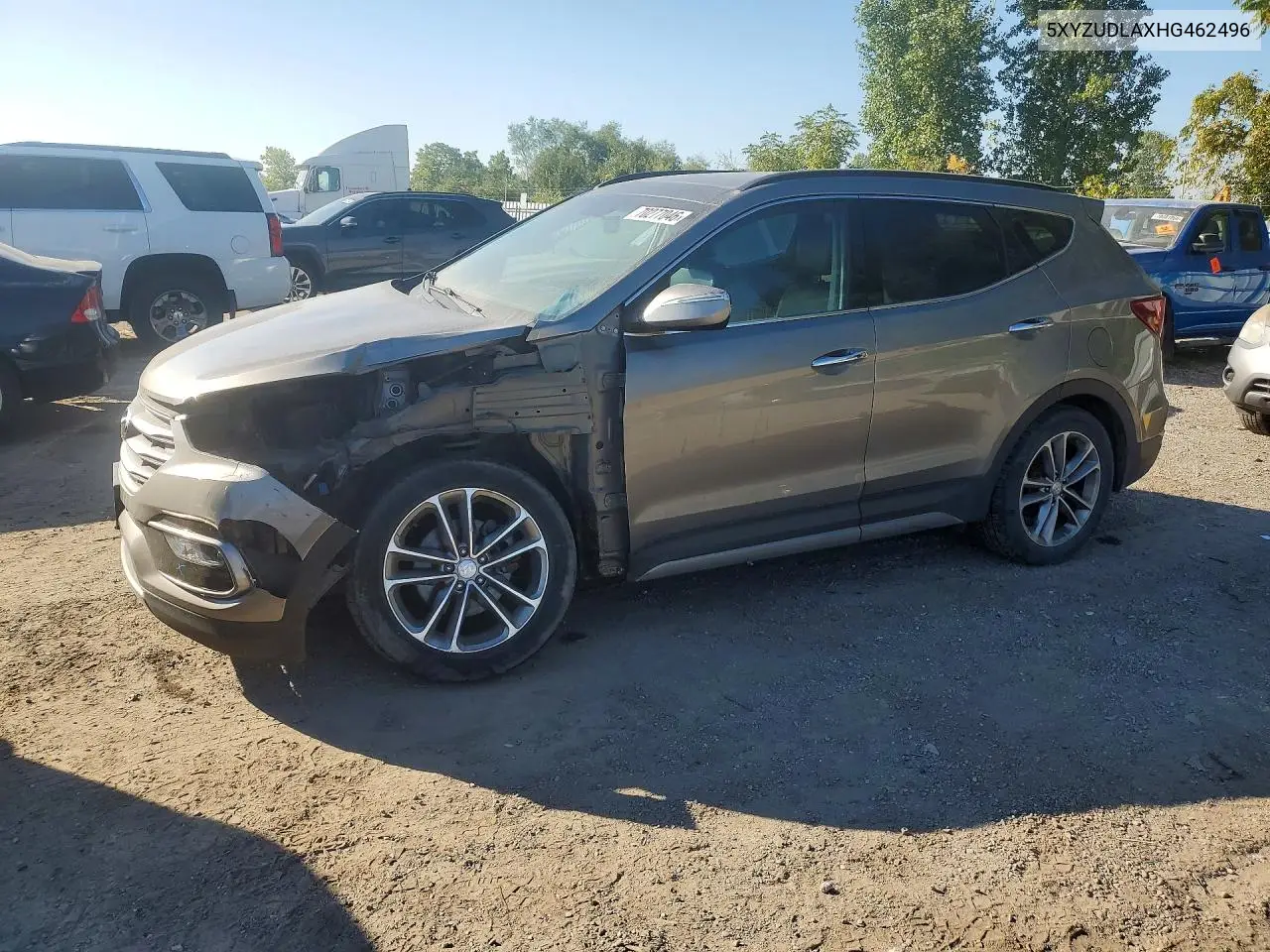 HYUNDAI SANTA FE 2017, VIN 5XYZUDLAXHG462496