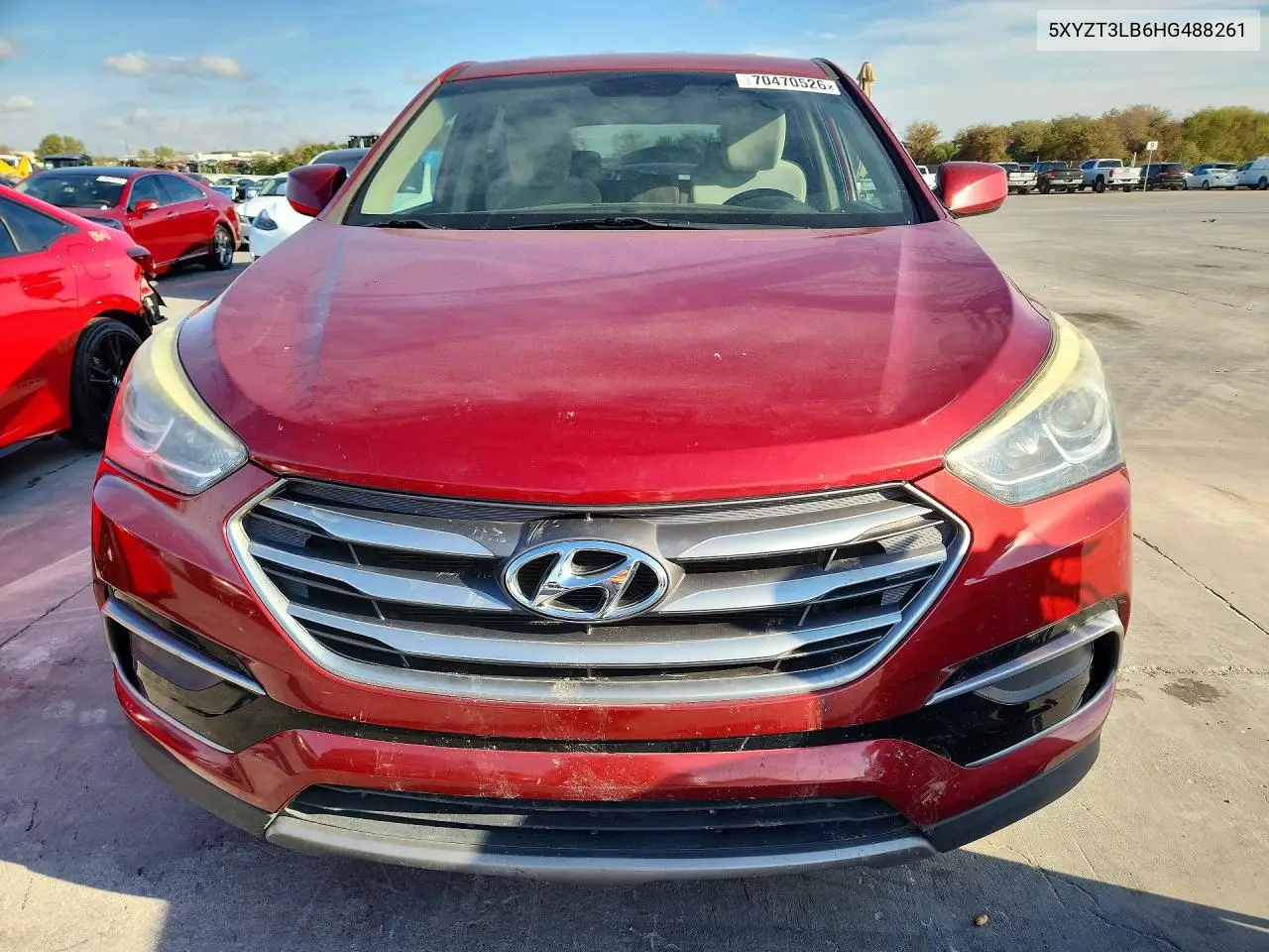 2017 HYUNDAI SANTA FE VIN 5XYZT3LB6HG488261 — фото 5