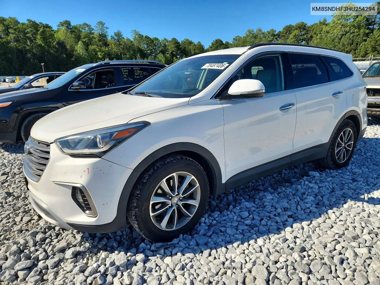 HYUNDAI SANTA FE 2017, VIN KM8SNDHF3HU254294