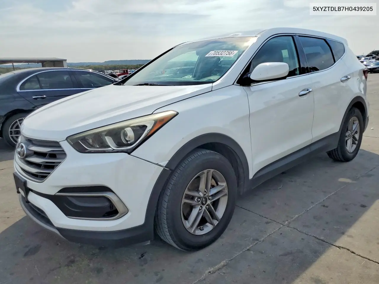 HYUNDAI SANTA FE 2017, VIN 5XYZTDLB7HG439205