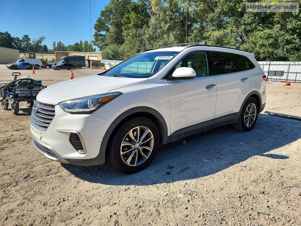 HYUNDAI SANTA FE 2017, VIN KM8SM4HF2HU166386