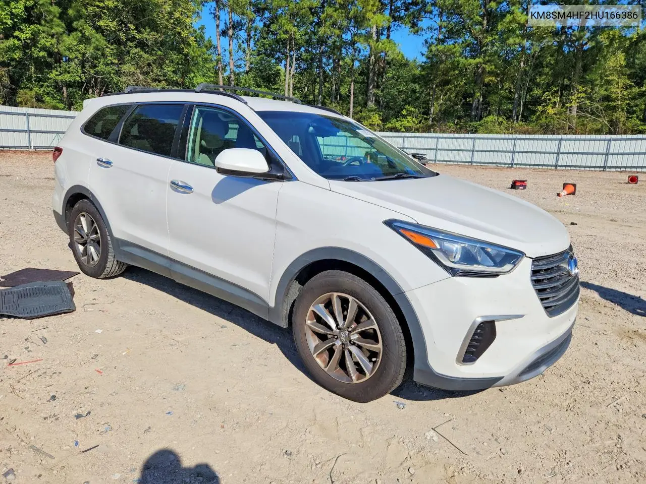 2017 HYUNDAI SANTA FE VIN KM8SM4HF2HU166386 — фото 4