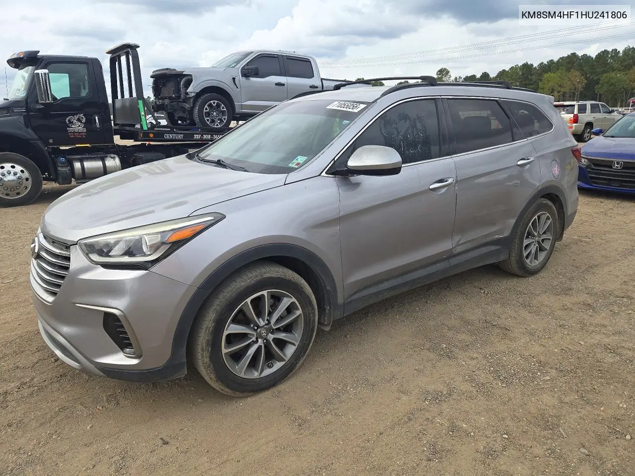 HYUNDAI SANTA FE 2017, VIN KM8SM4HF1HU241806