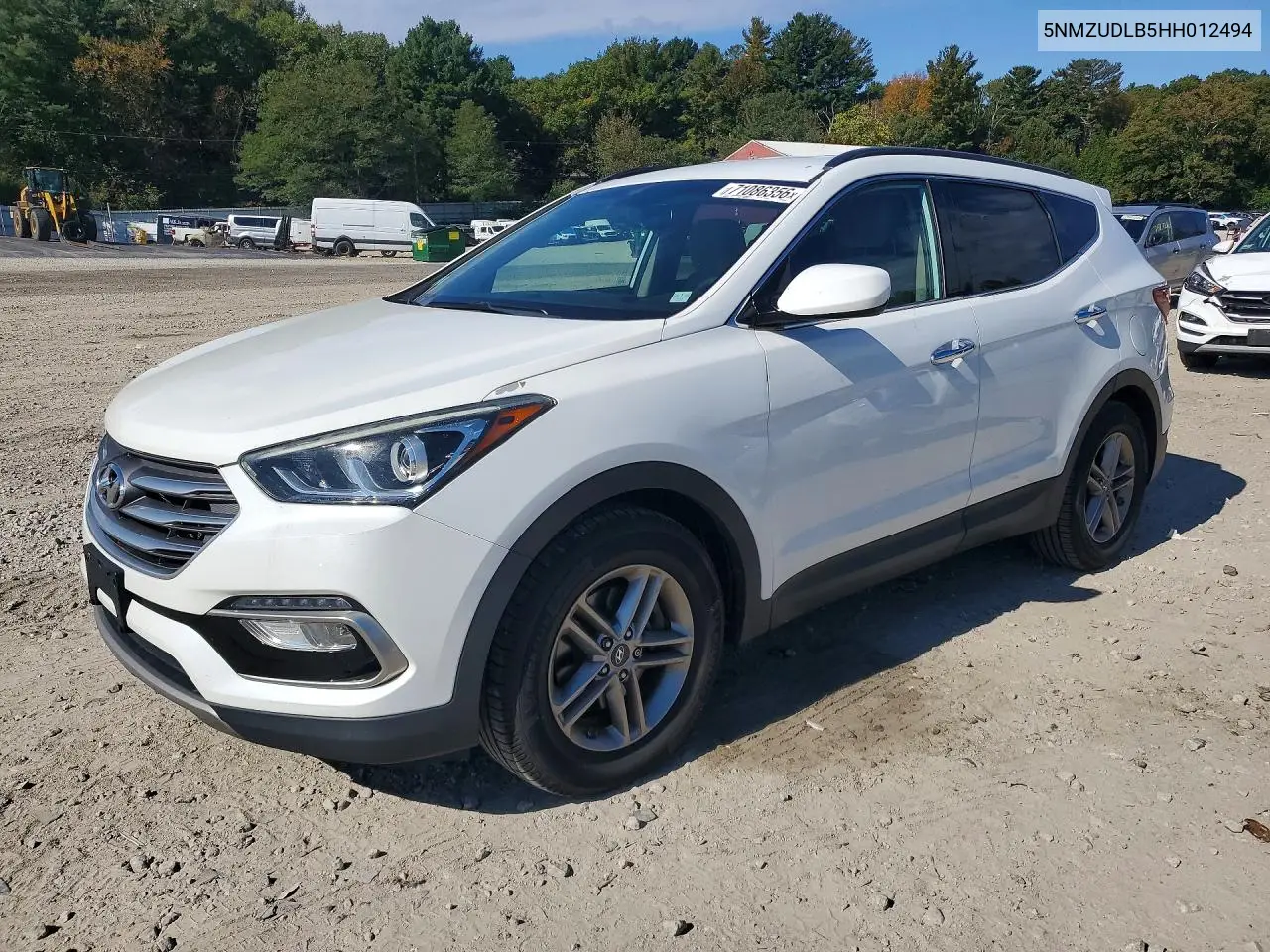 HYUNDAI SANTA FE 2017, VIN 5NMZUDLB5HH012494