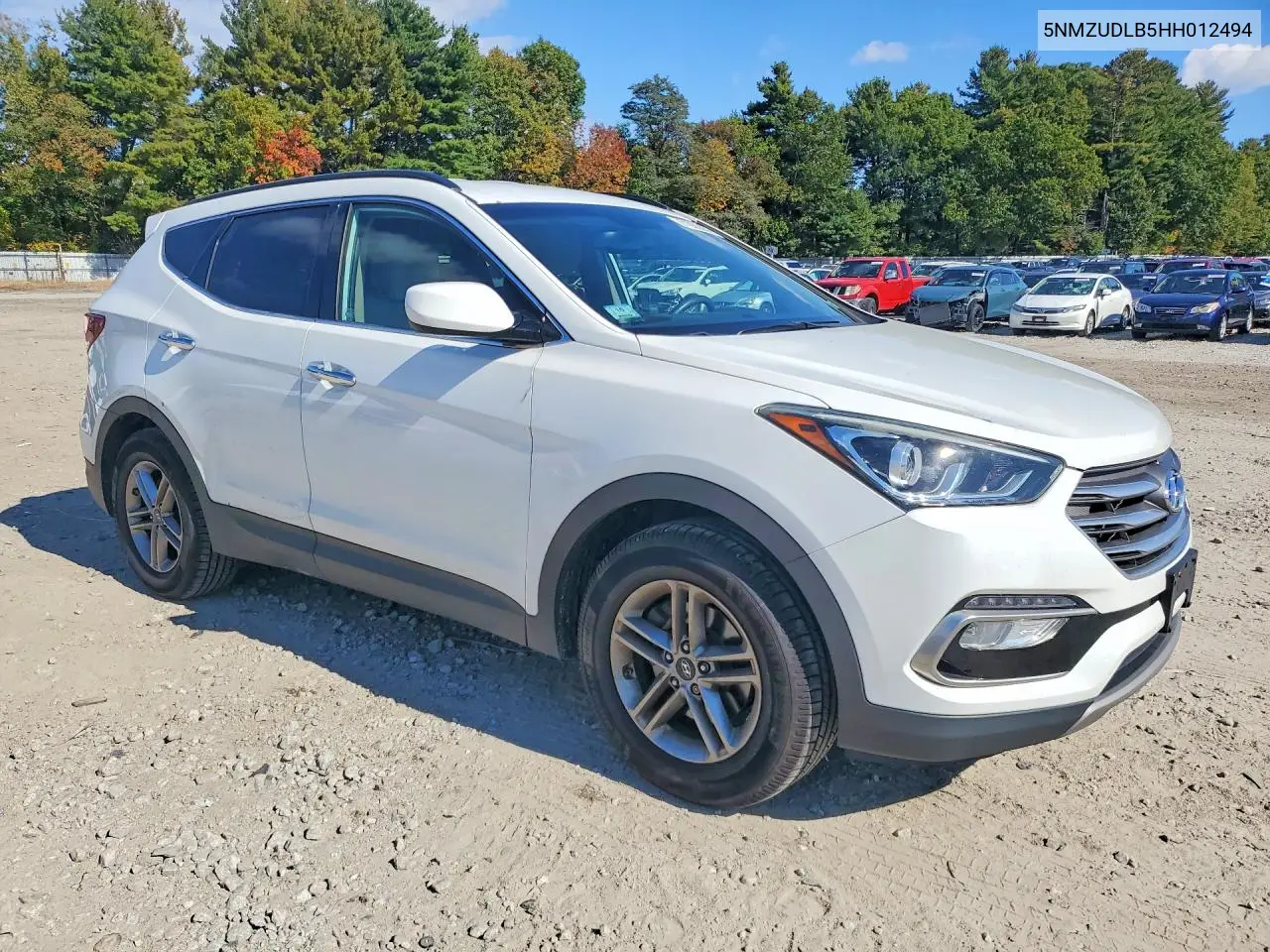 2017 HYUNDAI SANTA FE VIN 5NMZUDLB5HH012494 — фото 4