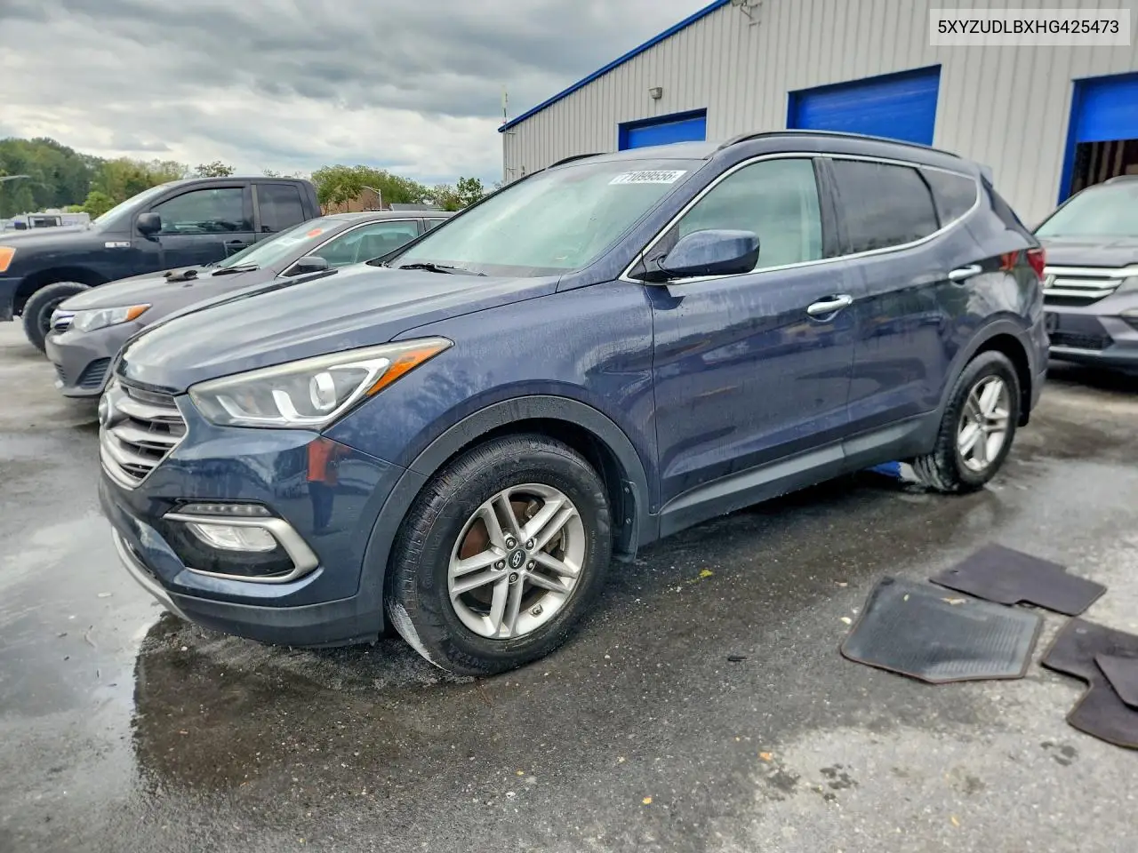 HYUNDAI SANTA FE 2017, VIN 5XYZUDLBXHG425473