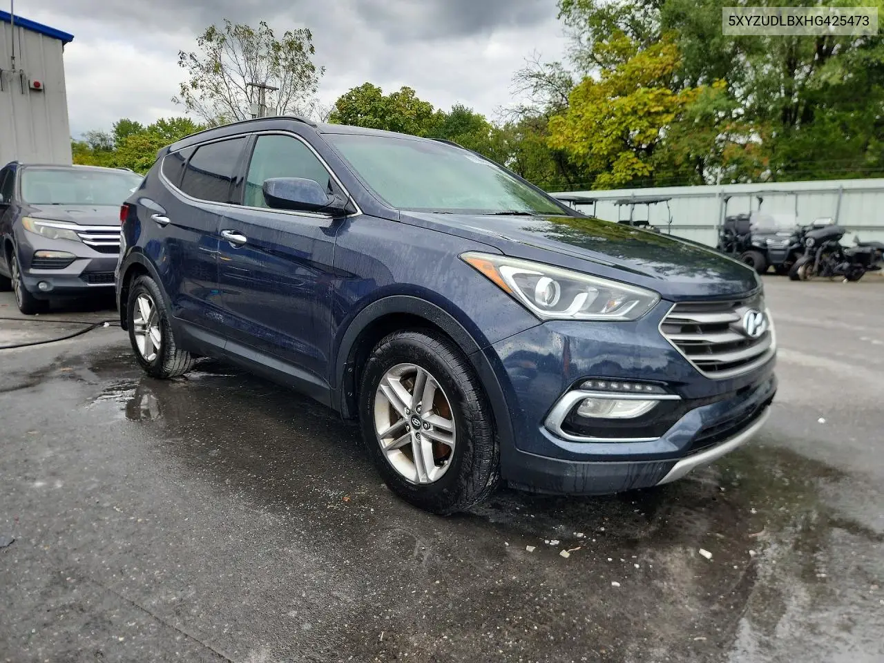 2017 HYUNDAI SANTA FE VIN 5XYZUDLBXHG425473 — фото 4