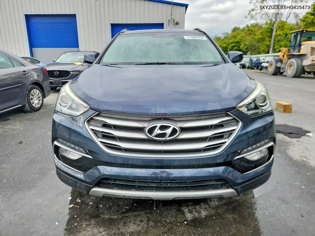 2017 HYUNDAI SANTA FE VIN 5XYZUDLBXHG425473 — фото 5