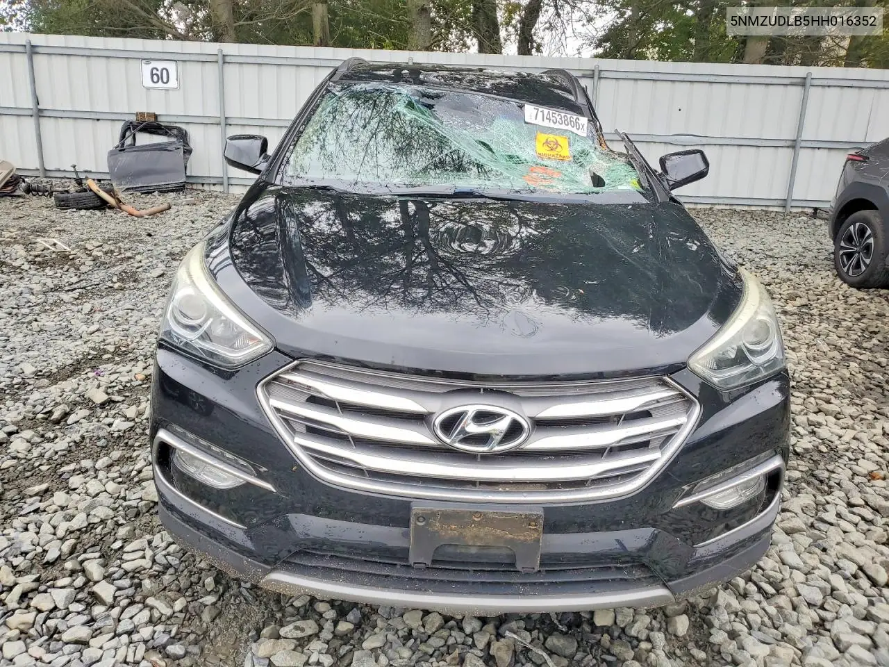2017 HYUNDAI SANTA FE VIN 5NMZUDLB5HH016352 — фото 5