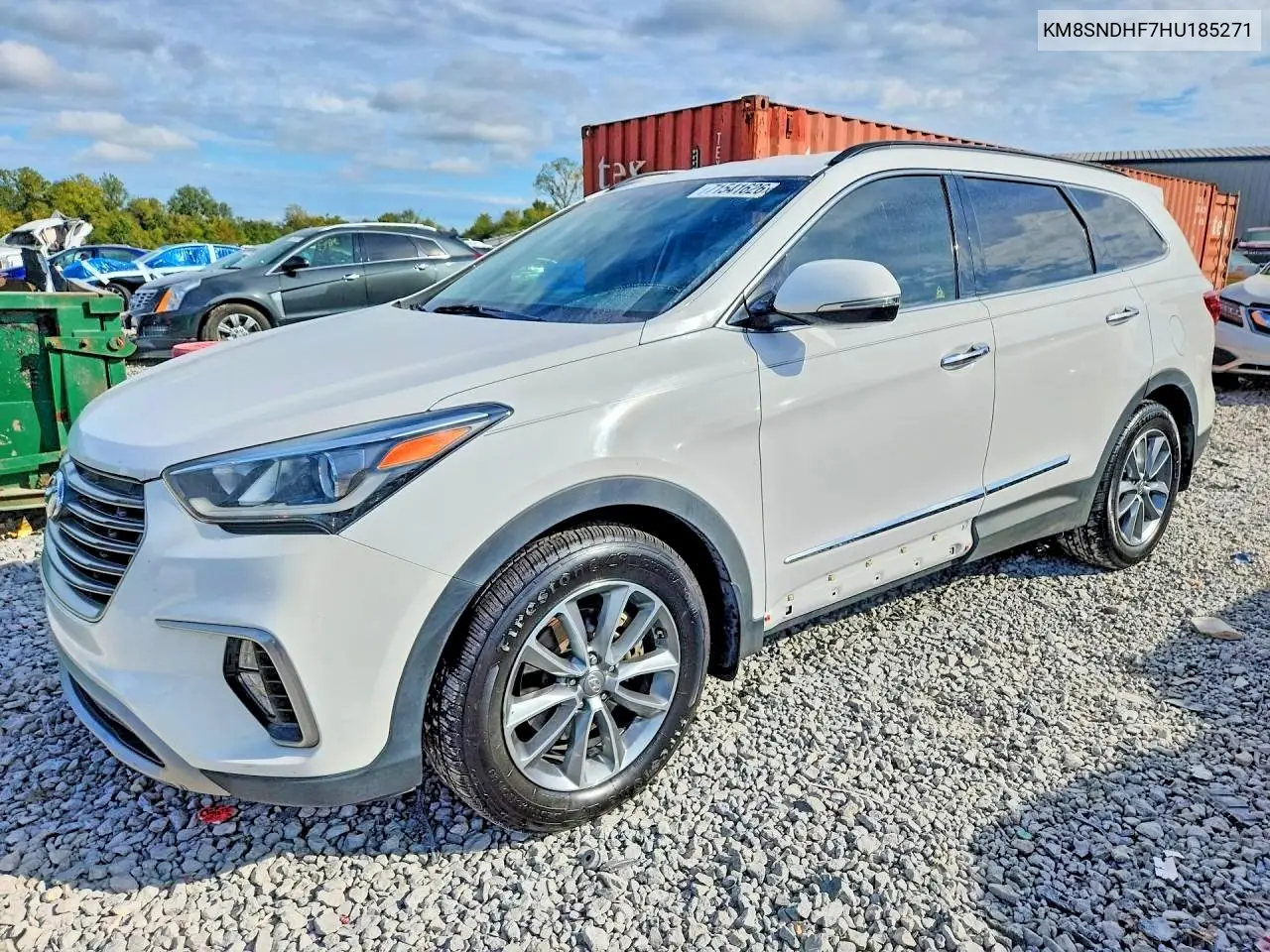 HYUNDAI SANTA FE 2017, VIN KM8SNDHF7HU185271