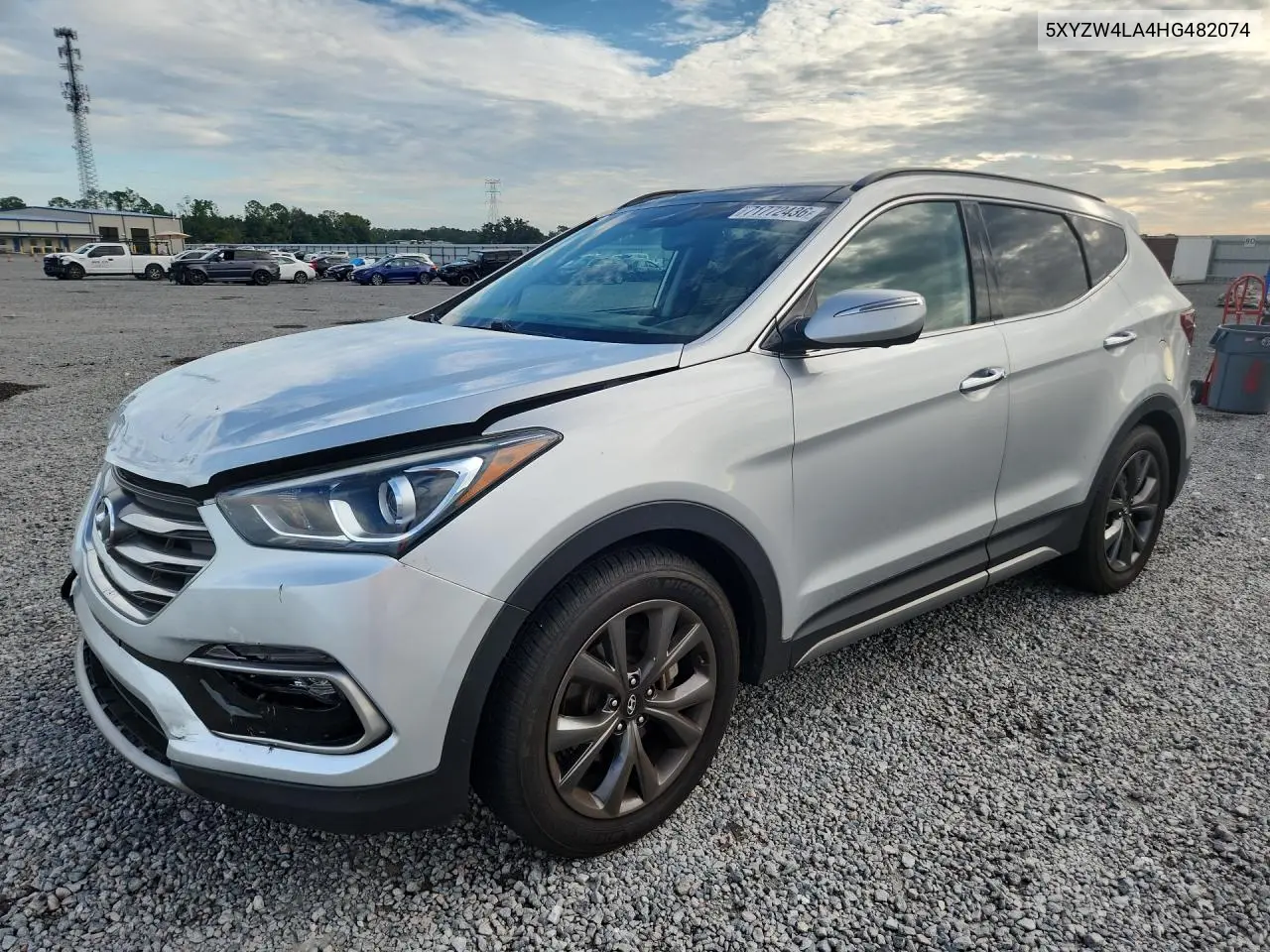 HYUNDAI SANTA FE 2017, VIN 5XYZW4LA4HG482074